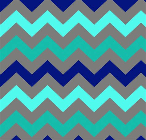 Blue Chevron Pattern Backgrounds