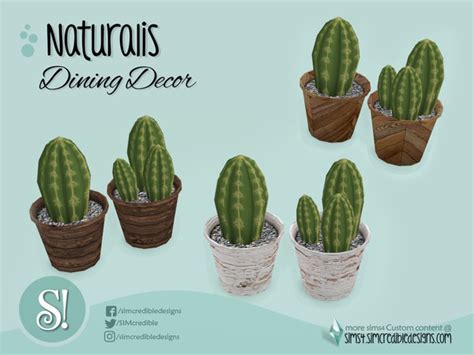 The Sims Resource Naturalis Dining Cactus