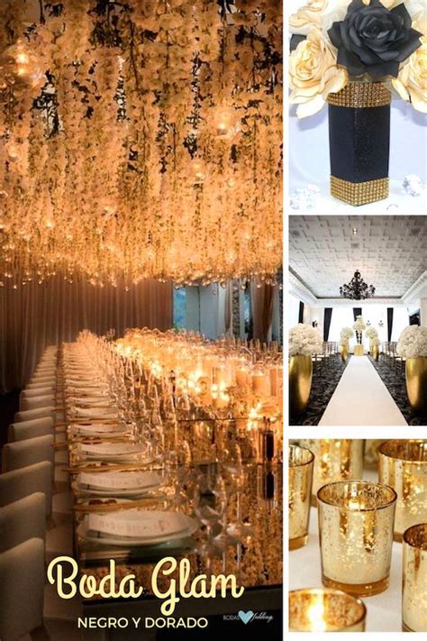 Decoraciones De Bodas Blanco Y Dorado Bodas En Negro Y Dorado Como Lograr Una Decoración Muy