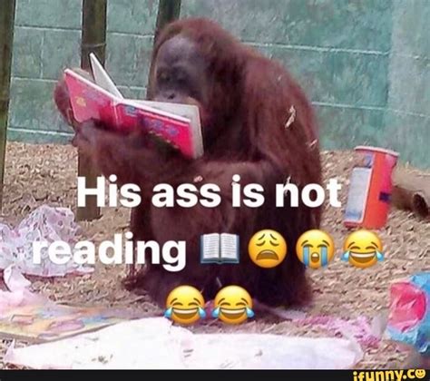 His Ass Is Not Reading