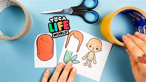 Toca Life World How To Make Paper Doll Toca Boca Mermaid Miss Paper ...