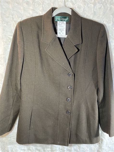 Harve Benard By Benard Holtzman Wool Women Brown Jack Gem