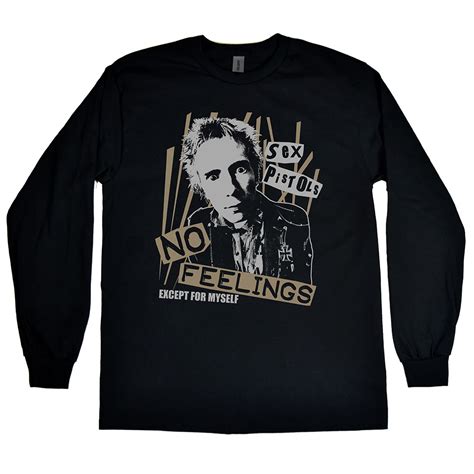 Sex Pistols No Feelings Mens Long Sleeve Shirt