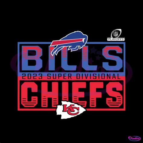 Kansas City Chiefs Vs Buffalo Bills 2023 Super Divisional SVG