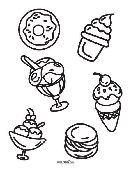 Printable Ice Cream Coloring Pages 30 Sheets Easy Peasy And Fun