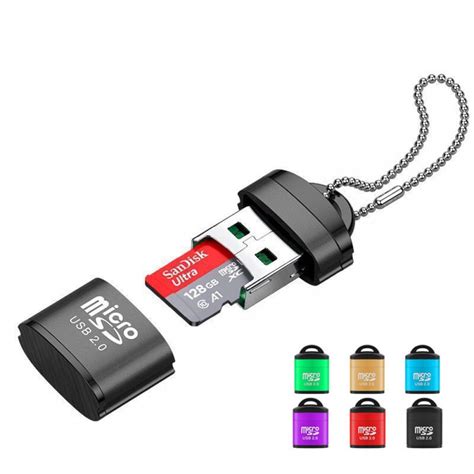 อะแดปเตอร์การ์ดรีดเดอร์ Usb Micro Sd Tf Usb 2 0 ขนาดเล็ก ความเร็วสูง สําหรับแล็ปท็อป Shopee