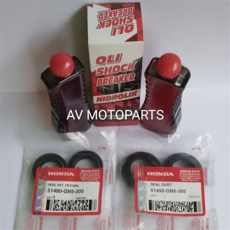 Jual Seal Shock Depan Dan Oli Shock HONDA GENIO Shopee Indonesia