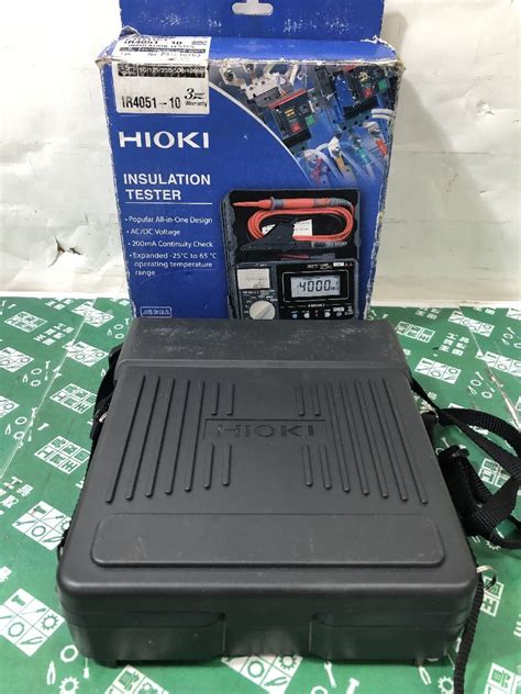 Yahooオークション 中古品 測量工具 Hioki日置電機 Ir4051 10 5レ