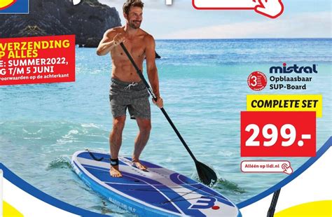 Mistral Opblaasbaar SUP Board Aanbieding Bij Lidl