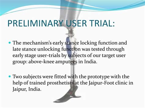 Designof A Fully Passive Prosthetic Knee Ppt