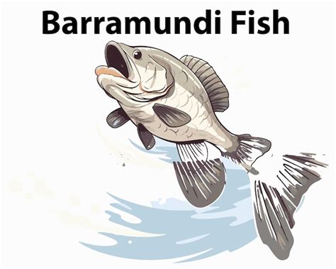 Ilustraci N De Vector De Mascota De Pez Barramundi Vector Premium