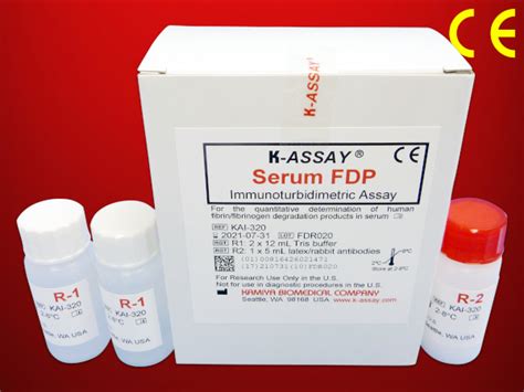 Kamiya Biomedical Company Clinical Diagnostics Serum FDP Reagent