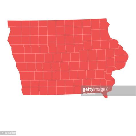 19 Iowa Counties Map Stock Photos, High-Res Pictures, and Images ...