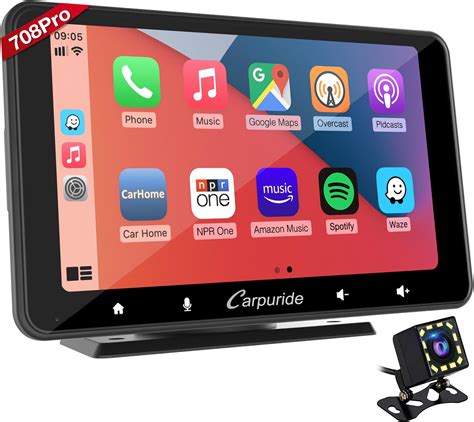 Carpuride W708 Pro With Wireless Bluetooth Transmission Portable