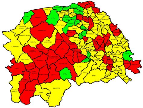 18 localități din județul Suceava nu au niciun caz de Covid În Suceava