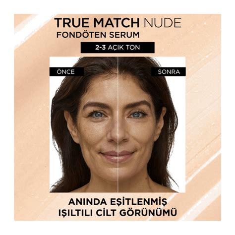 Loreal Paris True Match Nude Fond Ten Serum Light Kozvit