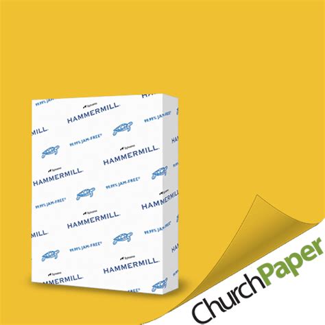 Hammermill 11 x 17 24/60 Opaque Colors Paper 500 Sheets/Ream Goldenrod | Multipurpose Copy Paper ...