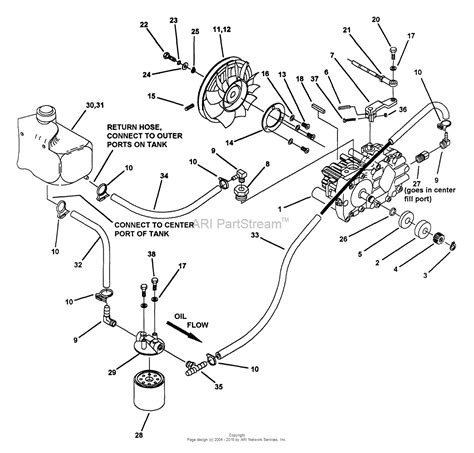 Snapper Z2004k 80709 20 Hp Hydrogear Drive Ztr Series 4 Parts Diagram For Hydrostat Assembly