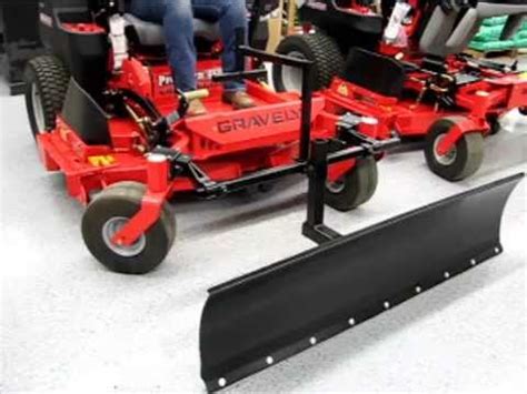 Zero Turn Mower Snow Plow With Universal Mount Bar ...