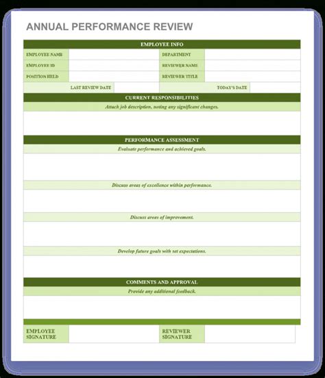 Employee Evaluation Form In Word And Pdf Formats Hot Sex Picture