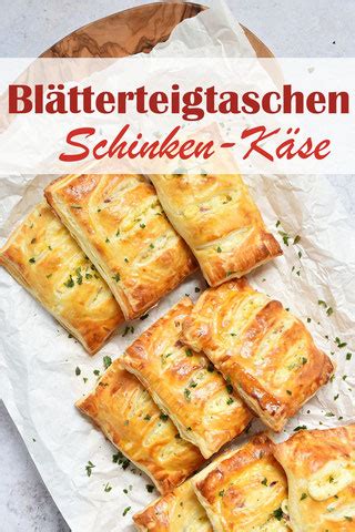 Bl Tterteigtaschen Schinken K Se Yummy Mix Dich Gl Cklich