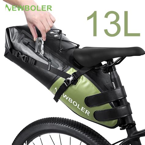 Newboler Bike Bag Waterproof L Large Capacity Bicycle Saddle Bag