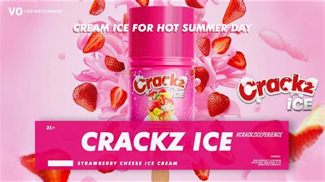 CRACKZ ICE STRAWBERRY CHEESE ICE CREAM LIQUID CREAM ICE YouTube