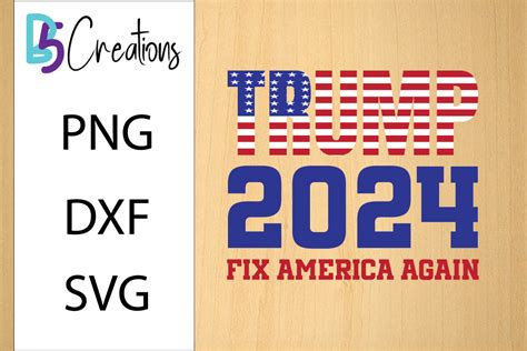 Trump Fix America Again SVG Graphic By B5creations Creative Fabrica