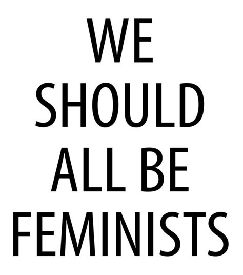 We Should All Be Feminists Sticker By Designite White 3x3 En 2020