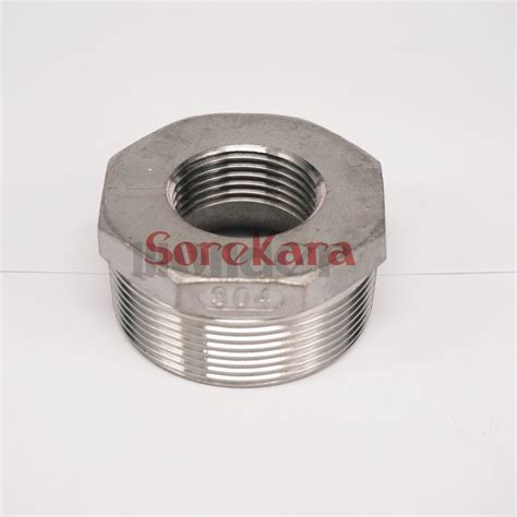 2 Bsp Male To 1 14 Bsp Female 304 Stainless Steel Reducer Reducing Fitting Ebay