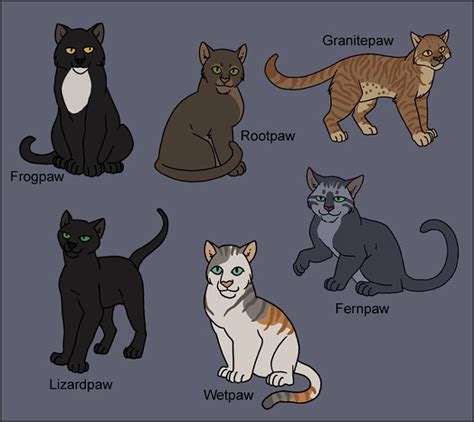 Shadowclan Apprentices By Kitendawili On Deviantart Warrior Cats Fan