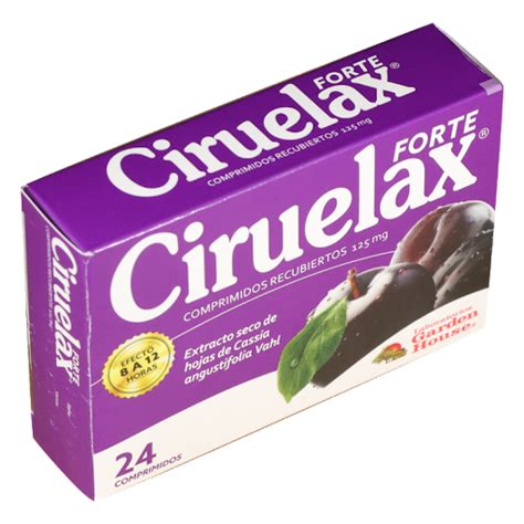 Ciruelax Forte 125 Mg Caja X 24 Comprimidos