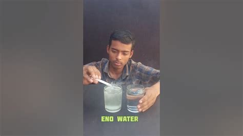 Eno Water And Normal Water Science Experiment Shorts Tarunexperiment Youtube