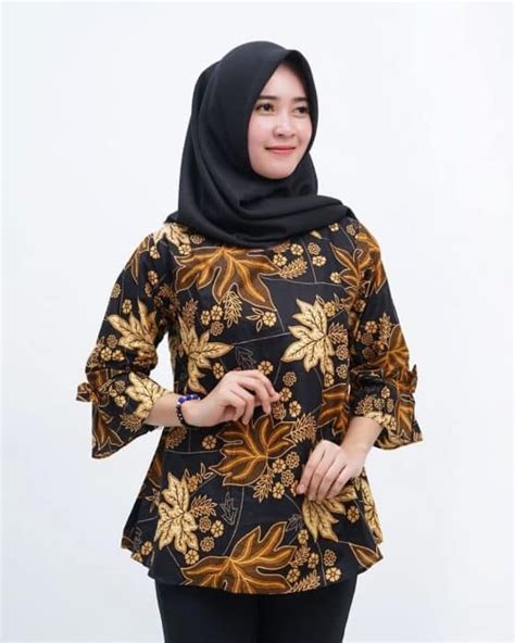 59 Model Atasan Batik Update Dan Terlengkap