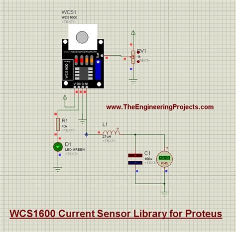 Current Sensor Library For Proteus The Engineering Projects