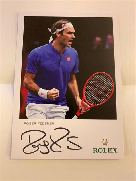 Roger Federer Original Autogrammkarte Kaufen Auf Ricardo