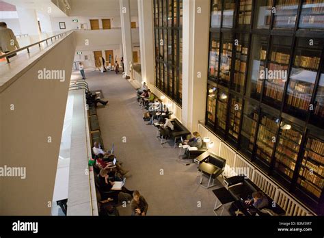 Interior Of The British Library London UK Europe Stock Photo - Alamy