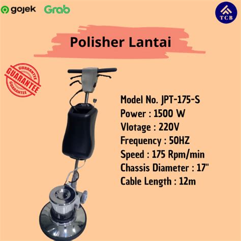 Jual Mesin Poles Lantai Floor Cleaning Machine Jpt S Shopee