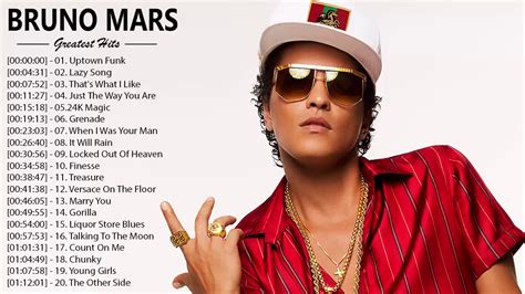 Bruno Mars Greatest Hits The Best Of Bruno Mars Playlist 2020 Youtube