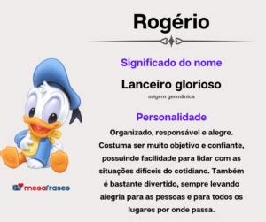 Significado Do Nome Rog Rio Curiosidades Mensagens