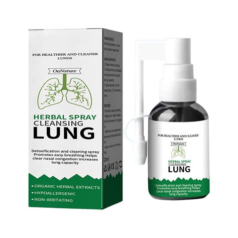 Herbal Spray Cleansing Lung Organic Herbal Throat Oral Spray Relief