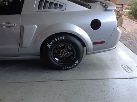 Hoosier Pro Street Radial 29x125r 15lt On A 2010 Gt500 Coupe S197