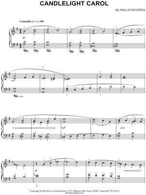 "Candlelight Carol" Sheet Music - 1 Arrangement Available Instantly ...