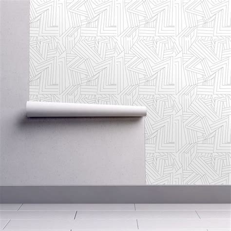 Black lines on white geometric angles Wallpaper | Geometric, Wallpaper ...