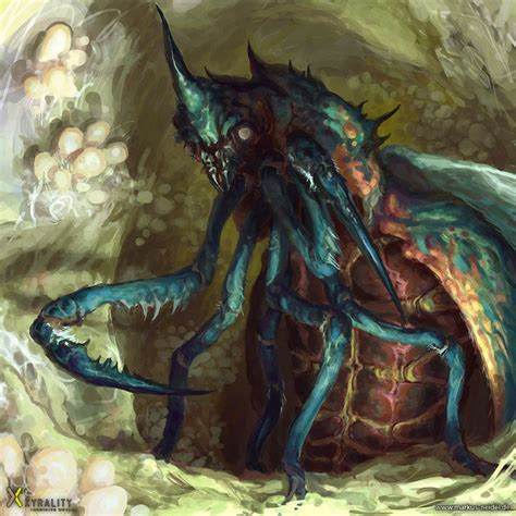 Bug Queen Markus Neidel Alien Artwork Alien Concept Art Fantasy