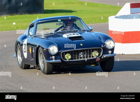 Ferrari Gt Swb Classic Vintage Racing Car Competing In The