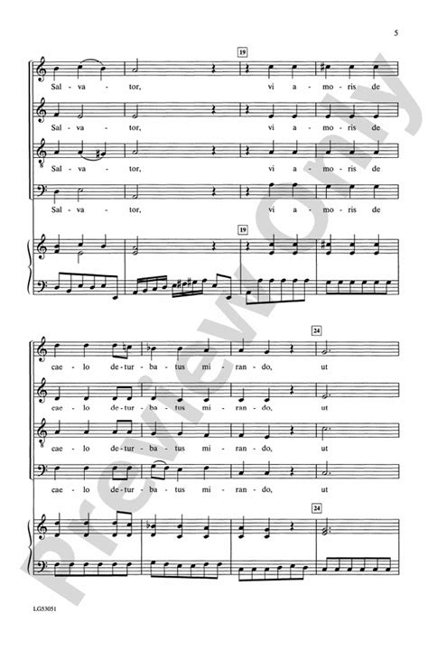 Gloria In Excelsis Satb Choral Octavo George Reutter Digital Sheet Music Download