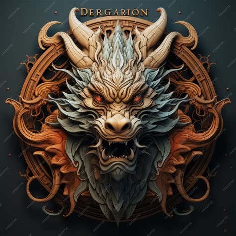 Premium AI Image | Enigmatic Elegance The Captivating Chinese Dragon in