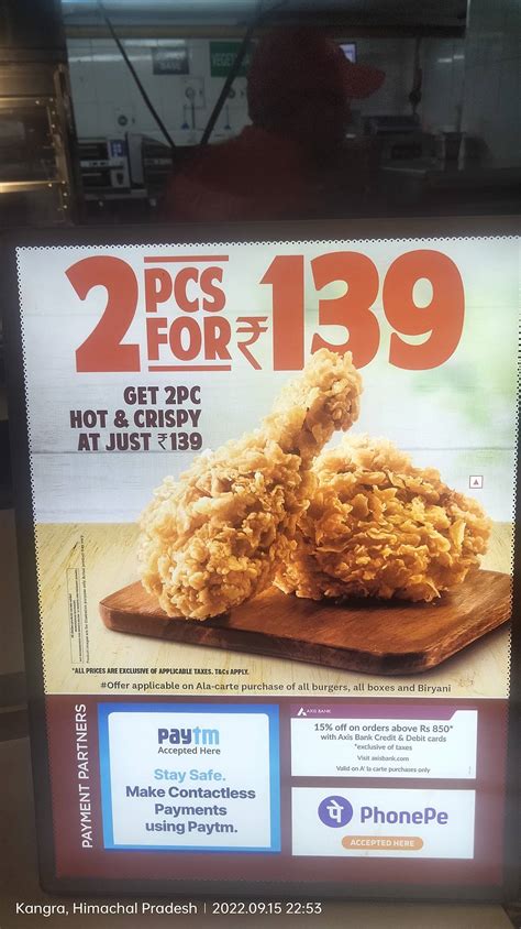 Pr Sentation Imagen Kfc Carte Menu Fr Thptnganamst Edu Vn