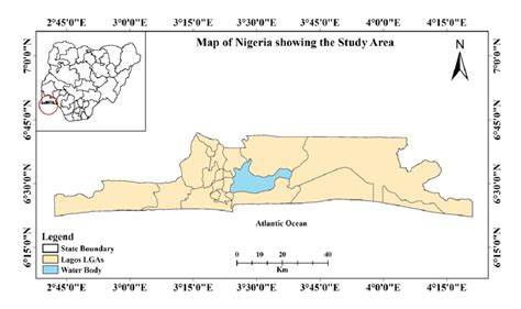 Location Map of the Study Area, i.e., Lagos, Nigeria. | Download ...